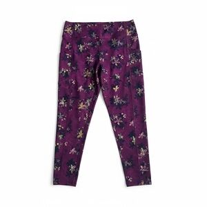 Pro Player Women’s Floral Print High-Waist Leggings – Size L | Good Condition